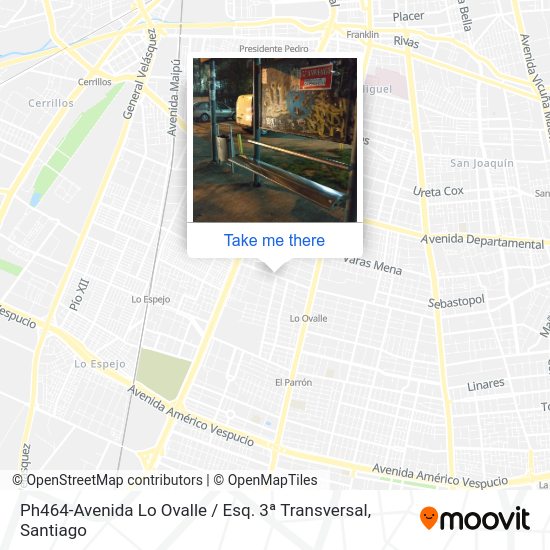 Mapa de Ph464-Avenida Lo Ovalle / Esq. 3ª Transversal