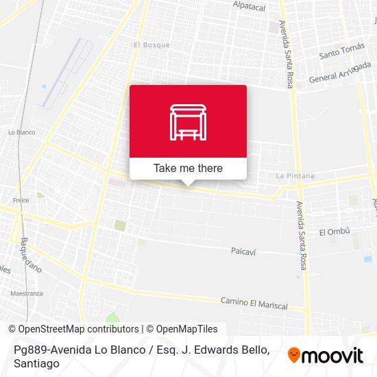 Mapa de Pg889-Avenida Lo Blanco / Esq. J. Edwards Bello