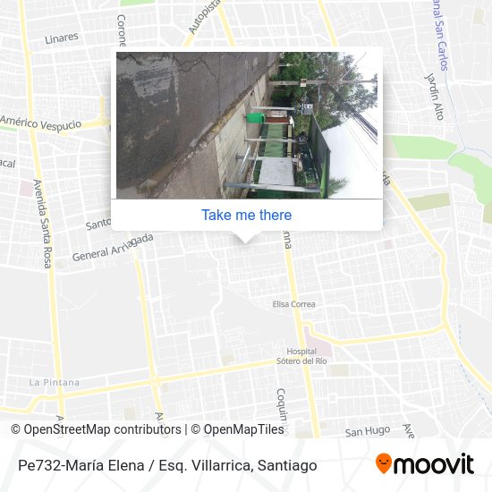 Mapa de Pe732-María Elena / Esq. Villarrica