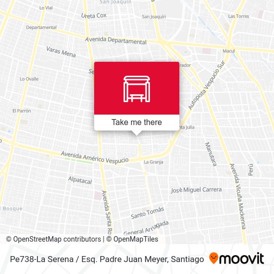 Mapa de Pe738-La Serena / Esq. Padre Juan Meyer