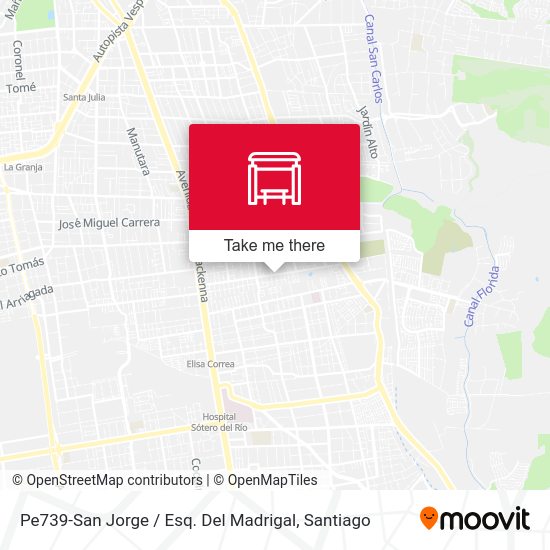 Mapa de Pe739-San Jorge / Esq. Del Madrigal
