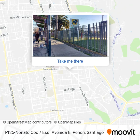 Pf25-Nonato Coo / Esq. Avenida El Peñón map