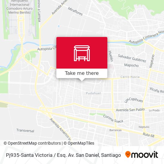 Pj935-Santa Victoria / Esq. Av. San Daniel map