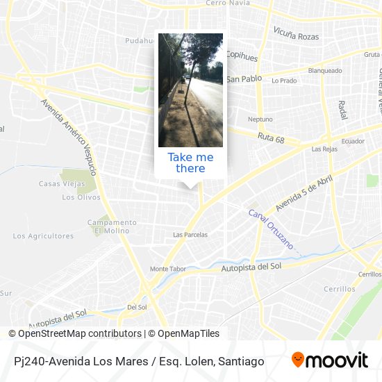 Pj240-Avenida Los Mares / Esq. Lolen map