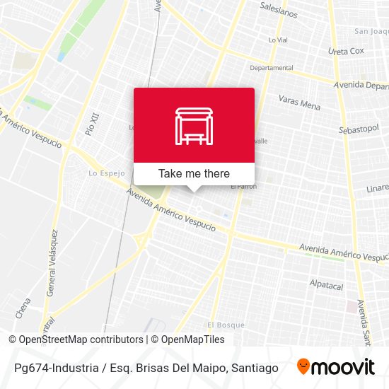 Mapa de Pg674-Industria / Esq. Brisas Del Maipo