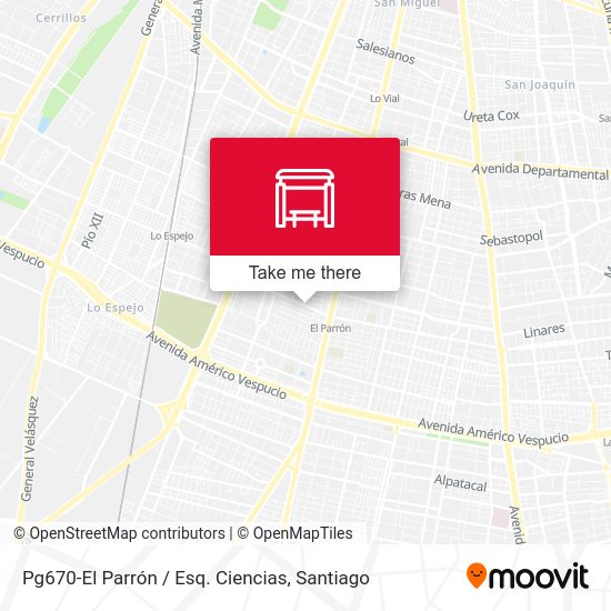 Mapa de Pg670-El Parrón / Esq. Ciencias