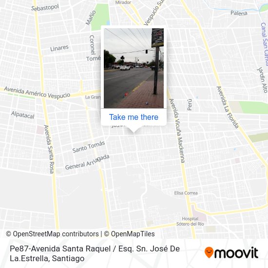 Pe87-Avenida Santa Raquel / Esq. Sn. José De La.Estrella map