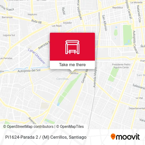 Mapa de Pi1624-Parada 2 / (M) Cerrillos