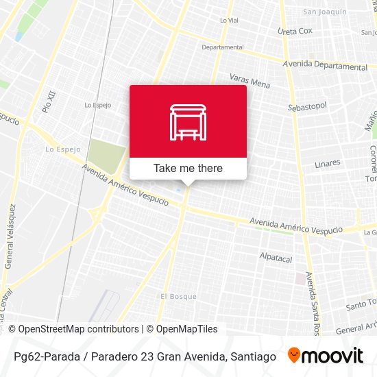 Mapa de Pg62-Parada / Paradero 23 Gran Avenida