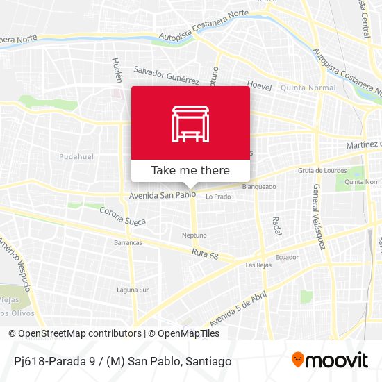 Pj618-Parada 9 / (M) San Pablo map