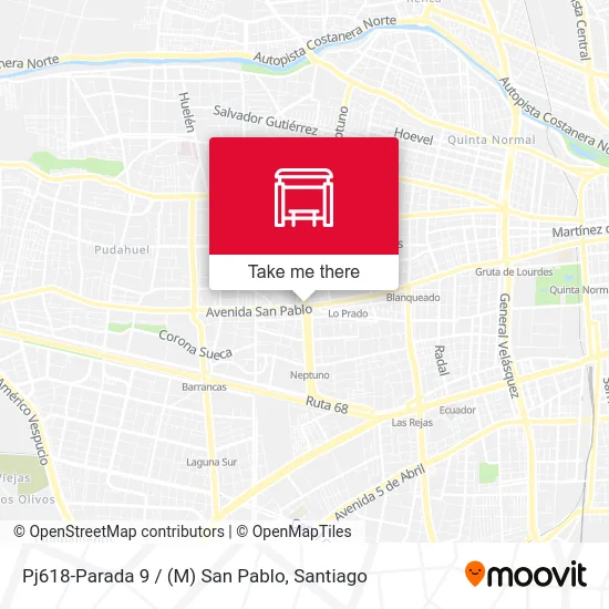 Pj618-Parada 9 / (M) San Pablo map