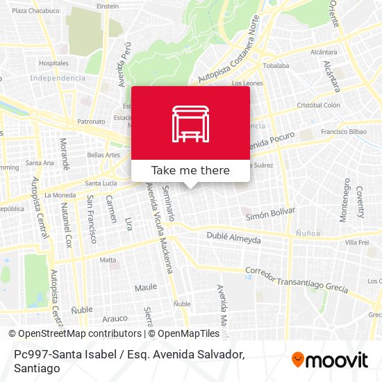 Pc997-Santa Isabel / Esq. Avenida Salvador map