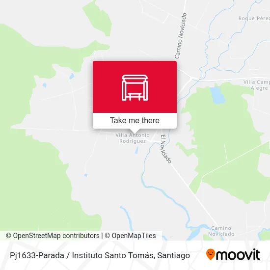 Mapa de Pj1633-Parada / Instituto Santo Tomás
