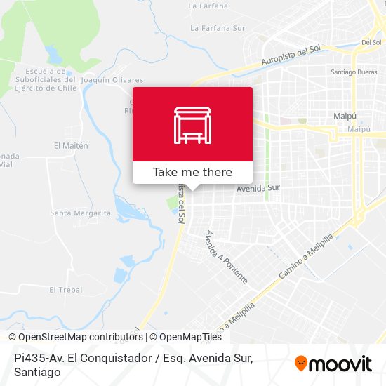 Mapa de Pi435-Av. El Conquistador / Esq. Avenida Sur