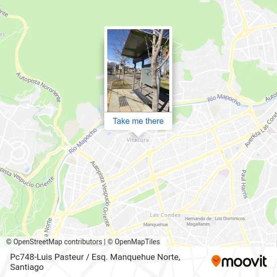 Pc748-Luis Pasteur / Esq. Manquehue Norte map