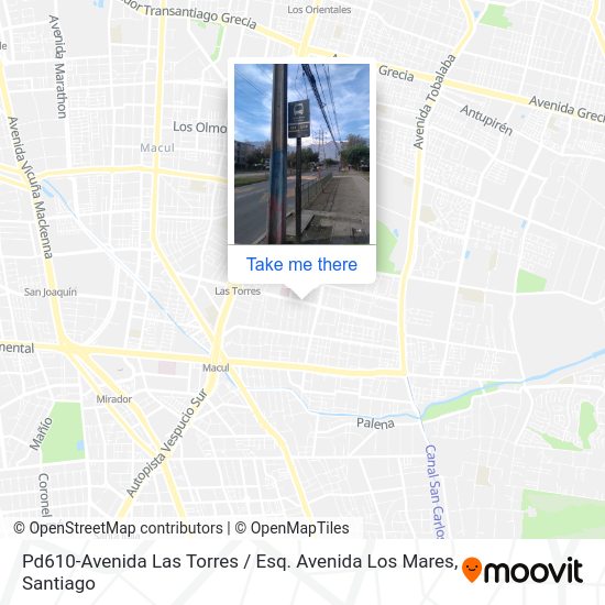 Pd610-Avenida Las Torres / Esq. Avenida Los Mares map