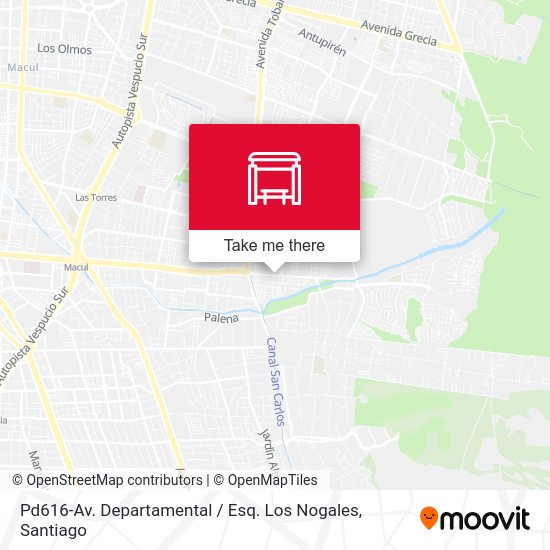 Pd616-Av. Departamental / Esq. Los Nogales map