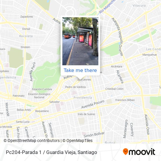 Pc204-Parada 1 / Guardia Vieja map