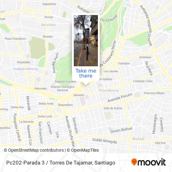 Pc202-Parada 3 / Torres De Tajamar map