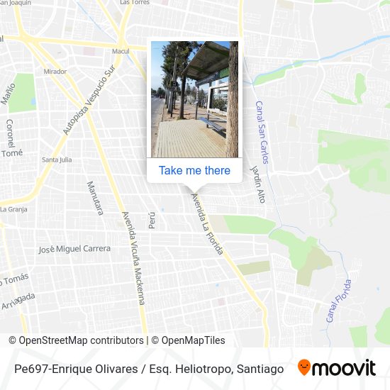 Mapa de Pe697-Enrique Olivares / Esq. Heliotropo
