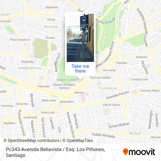 Pc343-Avenida Bellavista / Esq. Los Piñones map