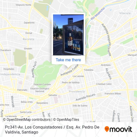 Pc341-Av. Los Conquistadores / Esq. Av. Pedro De Valdivia map