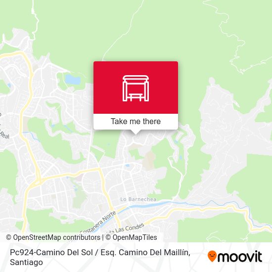 Mapa de Pc924-Camino Del Sol / Esq. Camino Del Maillín