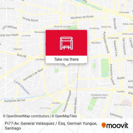 Pi77-Av. General Velásquez / Esq. German Yungue map