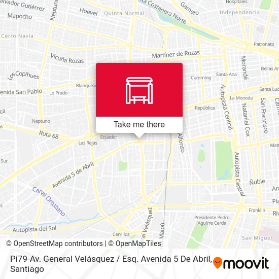 Pi79-Av. General Velásquez / Esq. Avenida 5 De Abril map