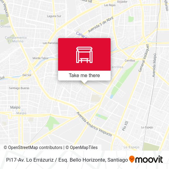 Pi17-Av. Lo Errázuriz / Esq. Bello Horizonte map