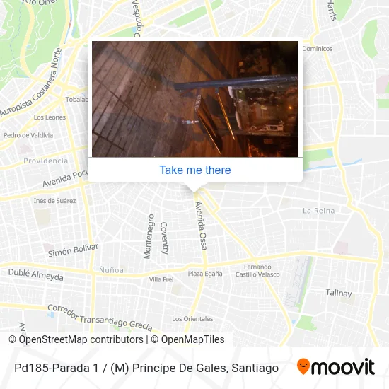 Pd185-Parada 1 / (M) Príncipe De Gales map