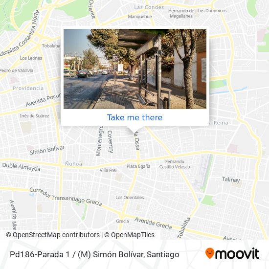 Pd186-Parada 1 / (M) Simón Bolívar map