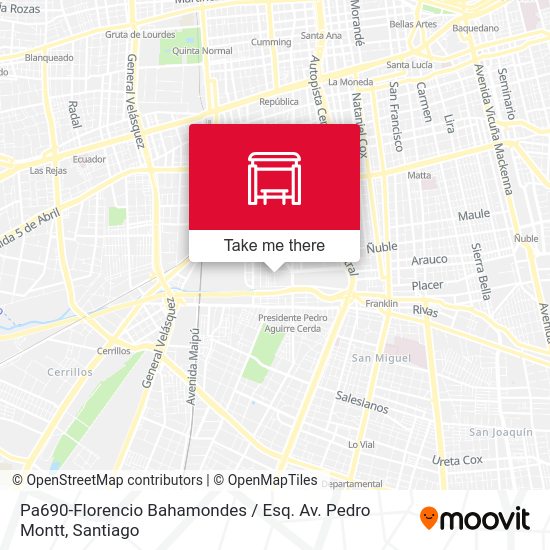 Pa690-Florencio Bahamondes / Esq. Av. Pedro Montt map