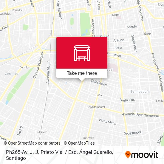 Ph265-Av. J. J. Prieto Vial / Esq. Ángel Guarello map