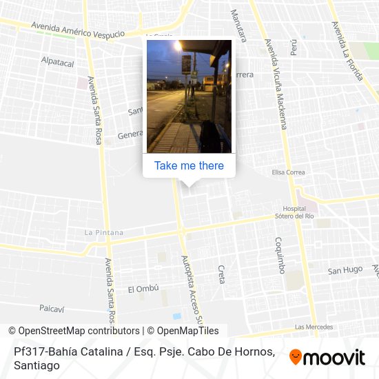 Pf317-Bahía Catalina / Esq. Psje. Cabo De Hornos map