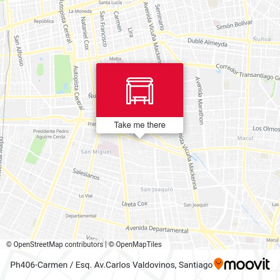 Ph406-Carmen / Esq. Av.Carlos Valdovinos map