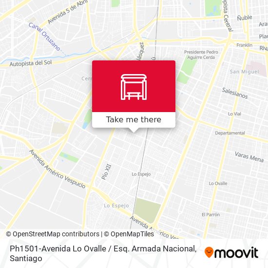 Ph1501-Avenida Lo Ovalle / Esq. Armada Nacional map