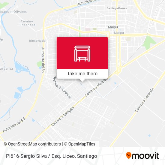 Pi616-Sergio Silva / Esq. Liceo map