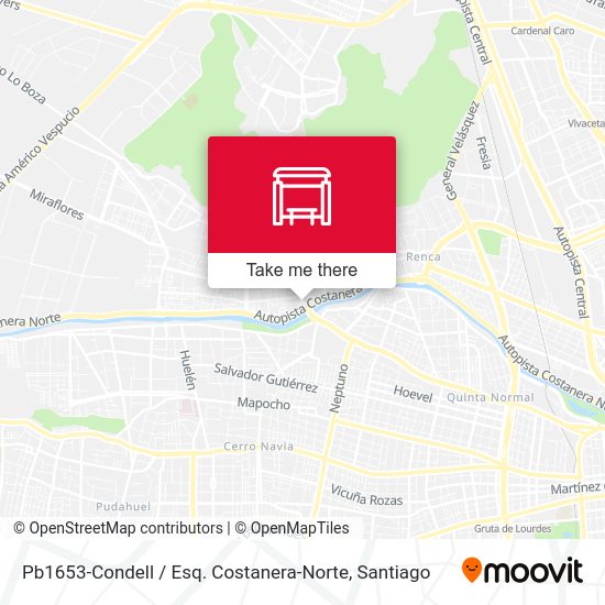 Mapa de Pb1653-Condell / Esq. Costanera-Norte