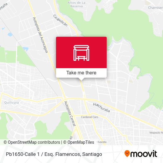 Mapa de Pb1650-Calle 1 / Esq. Flamencos