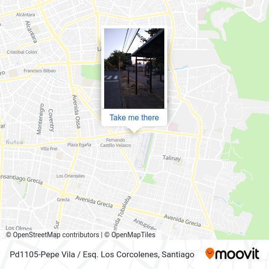 Pd1105-Pepe Vila / Esq. Los Corcolenes map