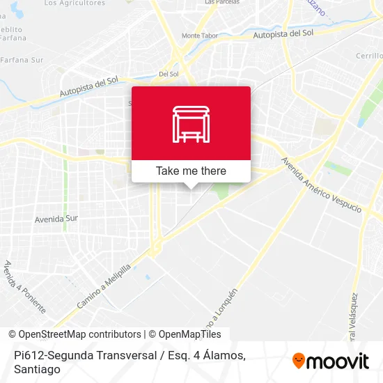Pi612-Segunda Transversal / Esq. 4 Álamos map