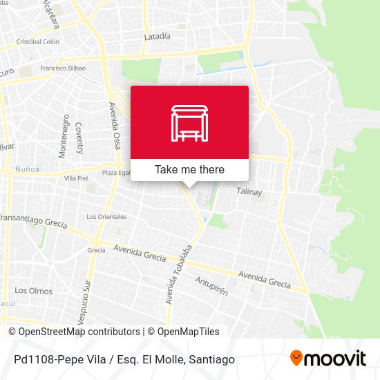 Pd1108-Pepe Vila / Esq. El Molle map