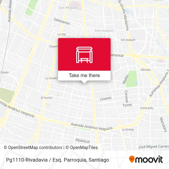 Pg1110-Rivadavia / Esq. Parroquia map