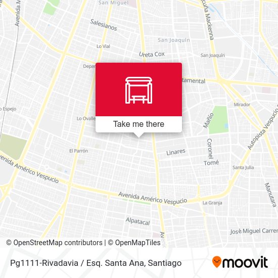 Pg1111-Rivadavia / Esq. Santa Ana map
