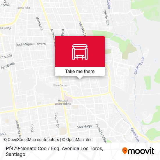 Pf479-Nonato Coo / Esq. Avenida Los Toros map