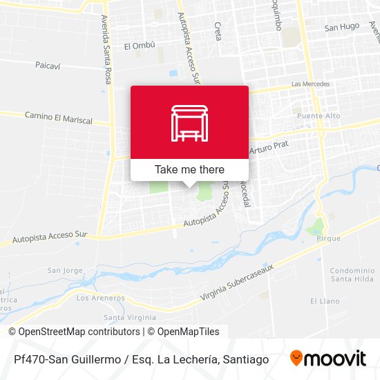 Pf470-San Guillermo / Esq. La Lechería map