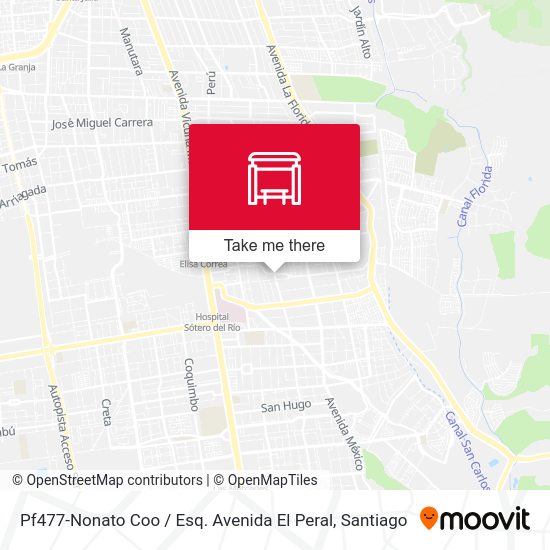 Mapa de Pf477-Nonato Coo / Esq. Avenida El Peral