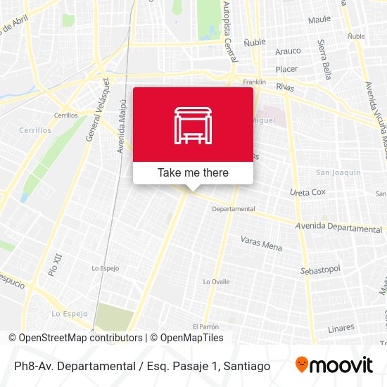 Ph8-Av. Departamental / Esq. Pasaje 1 map