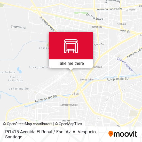Mapa de Pi1415-Avenida El Rosal / Esq. Av. A. Vespucio